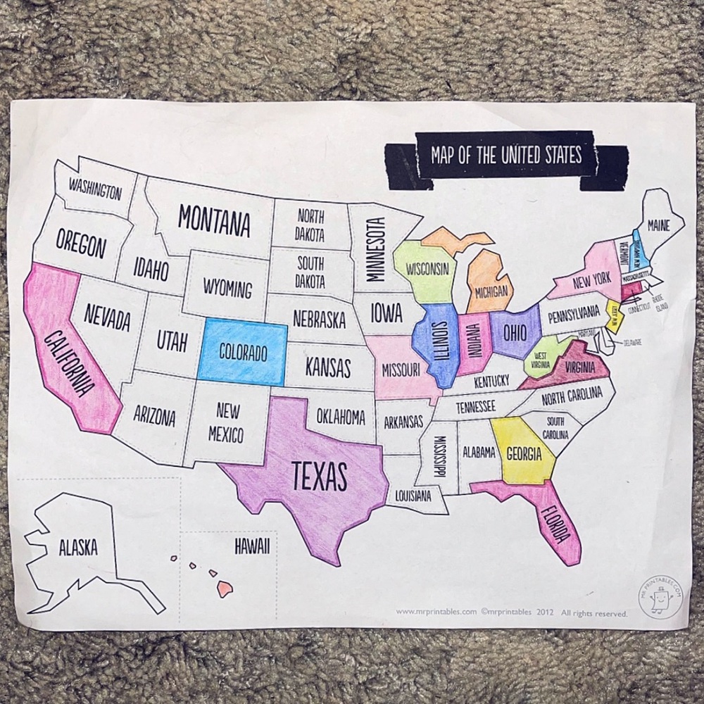 MY POSH MAP SO FAR!